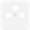 REV 0216640106 Vario, Abdeckung Antennendose (TV/SAT/RF), Weiss