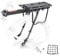Bike Pannier Rack, Bicycle Rear Rack Cycling Seatpost Rack MTB Aluminum Luggage Cargo Rack with Reflector and Cargo Net