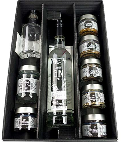 Gin Baukasten zum Gin selbst machen Vegan BARRIQUE-Destillate und Liköre Deutschland 1Stück