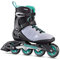 Rollerblade Damen Zetrablade Elite Inlineskate, Black/Powder Blue, 240