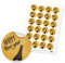 itenga 24x Sticker Aufkleber Happy New Year Silvester Neujahr Grüsse rund 4cm auf DIN A4 Bogen