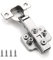 Furniware 10pcs Soft Close Full Overlay Cupboard Doors Hinges, Steel Slow Shut Mute Cabinet Hinges