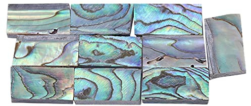 Astibym Abalone Shell Guitar Inlay Griffbrett, 10 St¨¹ck Abalone Shell Inlay Nat¨¹rliche Gitarren Inlay Material Gitarren Griffbrett Inlays Materialien