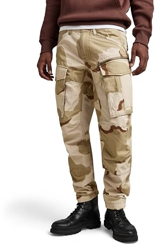 G-Star Men's Rovic Regular Tapered Pants, Multicolour (dk brick desert camo D02190-D326-D935), 31W / 32L
