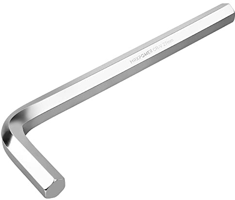 MAXPOWER 27mm Individual Metric Hex Key, Jumbo Allen Wrench