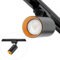 LUMILED 1-Phasen-Strahler Spotlampe Deckenleuchte Schienenstrahler Deckenspot | Schienensystem Spot Spotlight drehbar rund schwarz gold | GU10 Fassung 230V max. 30W | 360° 90° verstellbar Alu