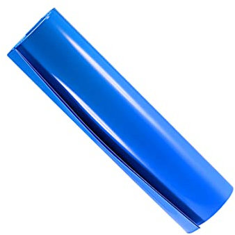 PATIKIL 300mm Larghezza 2m PVC Calore Restringente Tubo Tubazione, Isolamento per Batteria Pacco, Blu