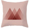Leinen Kissenbezüge Küche Kissenhülle Couch Pink Rot Kissenbezüge Edel Kissenhülle Japan Dreieckswellenpunkt Kissenbezüge Sofa Dekor 45x45 cm