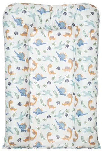 Babycalin - Wickelauflage Funny Dino, hypoallergen, 50 x 70 cm