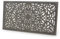Holz Fensterbrett Holzschnitzerei Indien Grau 90 x 50cm