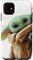 Hülle für iPhone 11 Star Wars The Mandalorian Grogu White