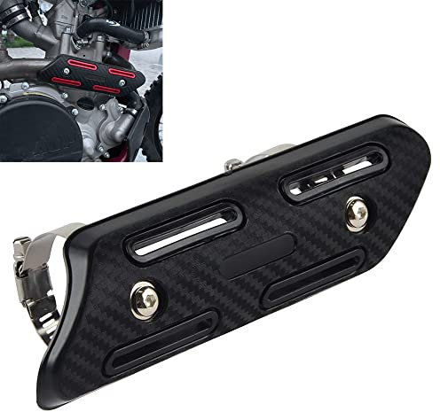 Auspuff Hitzeschutz für Yamaha WR 125 R/X 4 Takt XDure HS1 schwarz