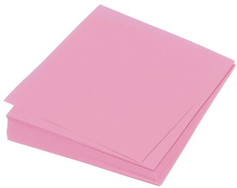 QUARKZMAN 100 Blatt Origami-Papier beidseitig rosa 7,5 x 7,5 cm 70 g/m² quadratisches Faltblatt für Kunsthandwerk, Anfänger, Geschenkdekoration