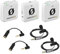 Rode Wireless ME Dual Mikrofon Funksystem Weiss + 2X Smartlav+ Ansteckmikrofon + 2X keepdrum ADP03 Adapter