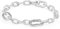 APUUESN Büroklammer Charms Anhänger Armband Verschluss 23CM Damen,ME Charm Moments Armbänder Sterling Silber S925,Schlangenkette Fake Bracelet,Armreif Schmuck,Geschenk für Frauen Geburtstag
