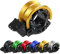 Ruayia Fahrradklingel Mountainbike, Mini Fahrradglocke, Biker Bell Fahrrad Klingel, Glocke Fahrradglocke für Bike MTB Mountainbike Perfekt für Radsportbegeisterte 22-22.8 mm Lenker - Gold