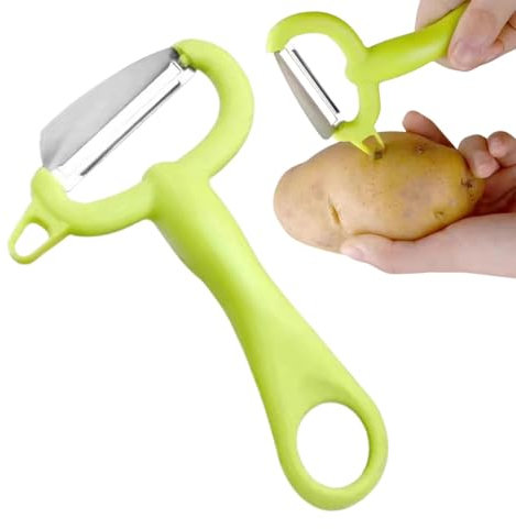 Fruit Peeler, Peeler for Kitchen, Stainless Steel Vegetable Peeler - Ergonomic Kitchen Aid Potato Peeler, Durable for Cucumbers, Apples