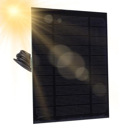 Panneau solaire USB C, panneau de charge solaire efficace, chargeur solaire USB polyvalent, panneau solaire de type C pour sonnettes, caméras de sécurité, lumières