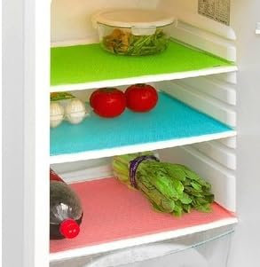 10 Pack Refrigerator Mats,Washable Fridge Liners for Refrigerator - Easy to Clean Refrigerator Liners for Shelves Refrigerator Shelf Liners & Drawer Liner, Nonslip BPA-Free Refrigerator Mats
