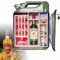 NVYAZJ Mini-Whiskey-Bar, Tragbarer, Personalisierter Fassschrank, Mehrschichtige Lagerung, Abschließbares Design, Eisenholz, Robust Und Langlebig Für Ehemann, Männer, Vater, Freund, Chef