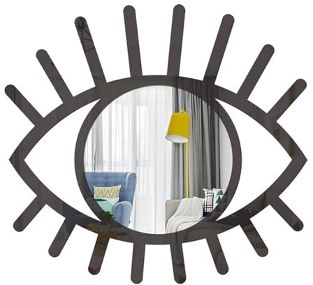 Wohnkultur - Auge Wandspiegeldekor | Wandmontierter Spiegel | Acrylspiegel | Boho -Stil Augenspiegel | Augenspiegel Wanddekoration für Wohnzimmer Schlafzimmer