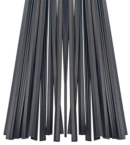 Baguettes de soudage en plastique Baguettes de soudage en plastique, 3 brins, matériau PP, poids 1 kg, noir