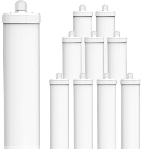 JESLED - 10er Set LED Feuchtraumleuchte 120cm IP65-30W 5200 Lumen - 4000K Neutralweiß - Verknüpfbar - Kellerleuchte, Nassraumleuchte - Feuchtraum Wannenleuchte