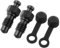 LIUZIKUN Motorcycles Brake Caliper Bleed Screw Bleeding Bleed Nipple Screw With Caps Disc Brake Caliper Exhaust Screw