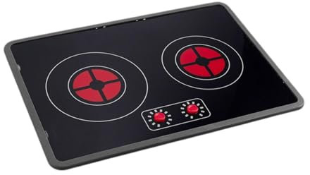 MERIGLARE Kinderküche Spielen Spielzeug, Induktionskochfeld für Spielzeugküche, Herd Spielzeug Acryl Modell Kochgeschirr Interaktive Pretend Spielen, Küchen-Spielzeugsets