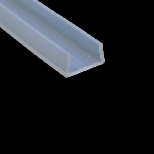 1/3/5/10 Meter U-Profil-Gummidichtungsband für Duschkabinentüren, Dichtungsband für Kantenschutz, Wetterschutz, verschiedene Größen – 25 x 15 mm – 1 m