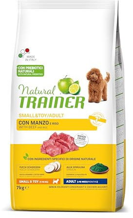 Natural Trainer Hundefutter Small & Toy Rindfleisch und Reis 7 kg