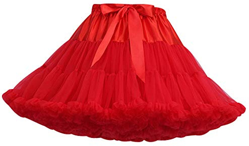 Falda Tutu Mujer Tutú Faldas de Tul Cortas Falda Tul Disfraz Volantes Fiesta Corta para Bodas Disfraces con Tutu Ballet Adulto Enaguas para Vestidos Tutus Bailarina Pollera de Tul Capas Enagua