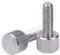 Yudesun 5-15Pcs Herrajes Sujetadores Plana Cabeza Moleteada Tornillos Manuales Acero Inoxidable Perno Herramienta de Reparación Accesorio Redondo Cabeza Simple Tornillo M2-M6