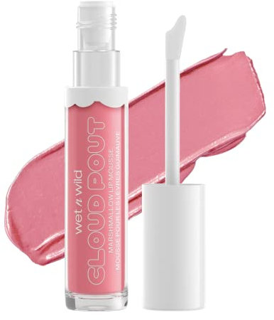 wet n wild, Cloud Pout Marshmallow Lip Mousse, matter, flüssiger Lippenstift 24 Stunden Halt, nicht trocknende und langanhaltende Formel, mit Arganöl, Avocadoöl und Vitamin E, Pour Some Suga On Me
