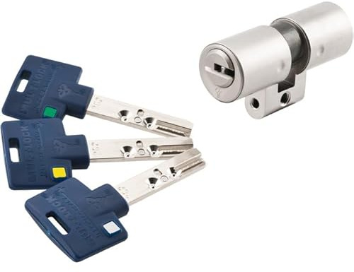 Cylindre rond inox - 31 x 31 mm - Interactive + - Mul-T-lock