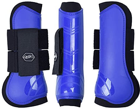 ARBO-INOX - Gamaschen - Hartschalengamaschen - Klettverschluss - Neopren (Pony, Kobaltblau)