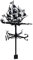 Girouette en métal girouette Jardin voilier Bateau à Vapeur girouette Direction du Vent pour Toit extérieur Jardin Montage Jardin décor