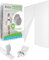 ARCOL Zanzariera Magnetica Finestra 80x150 cm in Fibra di Vetro – Stop Zanzare in 3 Min., Rete Ultra-Fine Anti-Insetti, Chiusura Automatica con Magneti e Pesi, Nastro a Strappo Extra-Largo (Bianco)