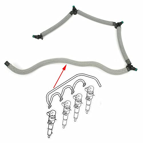 Tuyau Retour Injecteur Carburant 2.0 HDI pour 307 2003-2009, 308 I 2009-2013, 407 2008-2011, 508 I 2010-2017, 607 2005->, 807 2006-2014, Expert OE : 1574.HL, 1574HL