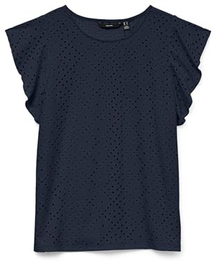 VERO MODA Damen Vmava Plain Gajrs Noos Top, Mock Orange, S EU