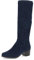 CAPRICE Damen Hohe Stiefel mit Absatz Kniehoch Vegan, Blau (Ocean Stretch), 37.5 EU