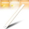 AiQInu 146 LED-Schrankleuchte mit Bewegungssensor, USB wiederaufladbare LED-Unterschrankleuchte, 40cm dimmbare Schrankleuchte mit Magnetstreifen-Aufkleber für Küche, Treppen, Korridore