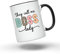 Bliss Monkey Co. They Call Me Boss Lady - Boss Lady Gifts - Taza de café de 11 onzas - Taza de café novedosa para mujer jefa - BMCM00037