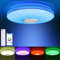 XCOFZOB 36W LED Deckenleuchte Dimmbar mit Bluetooth Lautsprecher, LED Deckenlampe mit RGB Farbwechsel, Fernbedienung und APP-Steuerung, Sternenhimmel Lampe für Kinderzimmer, Schlafzimmer, Wohnzimmer