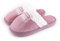 R-ISLAND Pantoufles d'hiver pour femme, adulte, semelle en PVC, antidérapante, confortable, idéale pour la maison, le salon, rose clair, 40 EU