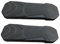Generic 2Pcs Office Chair Armrest Pad Gaming Chair Armrest Pads with Mounting Hole Replacement Office Chair Swivel Chair Armchair