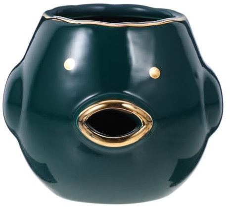 BESTonZON 2 Pz Separatore Di Albume D'uovo Rompiuovo Estrattore Di Albume D'uovo Spaccauova Strumento Per Estrarre Le Uova Colino Per Uova Setaccio Per Uova Schermo Filtrante Ceramica Tuorlo