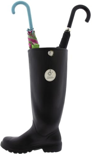 CÉRAMIQUE RAMBLAIGNE Porte-parapluie original en céramique Modèle 13 Noir 30 x 14 x 46 cm