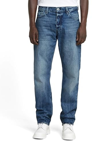 G-Star Men's Dakota Regular Straight Jeans, Blue (faded blue marble D23691-D434-G723), 32W / 32L
