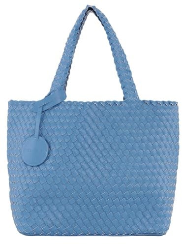 Ilse Jacobsen Hornbaek Tasche, gewebte wendbare Tragetasche, Taubengrau, Einheitsgröße